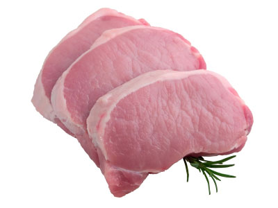 Thịt lợn khỏe mạnh thường có màu hồng nhạt đến đỏ thẫm 