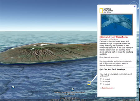 H&#236;nh ảnh đại dương kỳ th&#250; tr&#234;n Google Earth