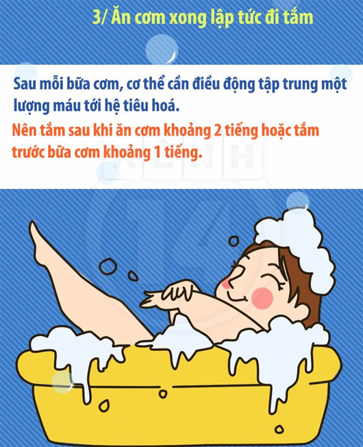 Những sai lầm "nhất định phải tránh" khi tắm vào mùa đông