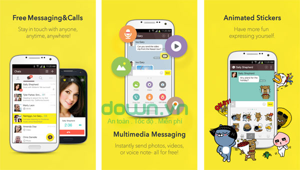 KakaoTalk for Android Top 5 ứng dụng chat phổ biến trên Android