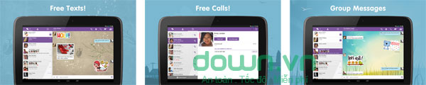 Viber for Andoid Top 5 ứng dụng chat phổ biến trên Android