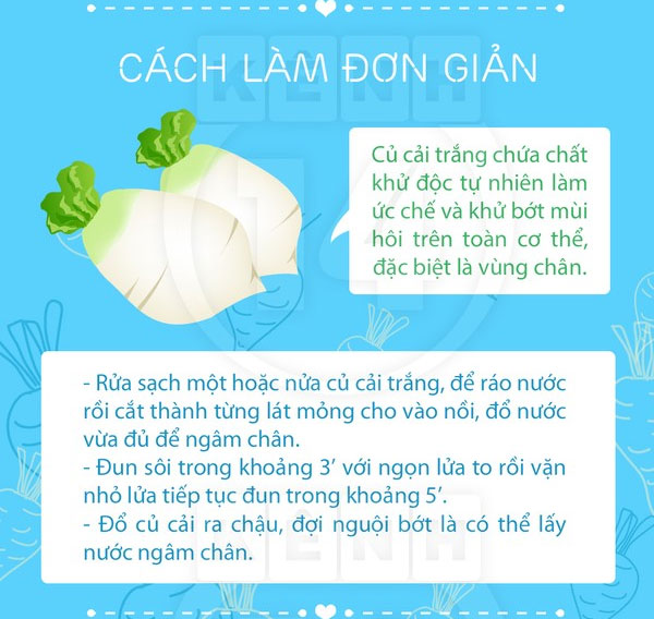 Trị hôi chân với cách đơn giản ít tốn kém Trị hôi chân với cách đơn giản ít tốn kém