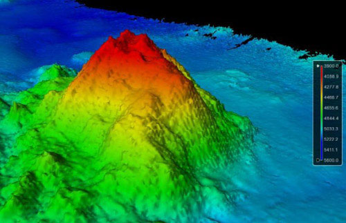 Núi lửa 100 triệu năm tuổi dưới thềm Thái Bình Dương