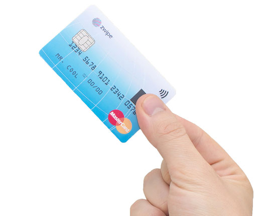 Thẻ tín dụng MasterCard có cảm biến vân tay