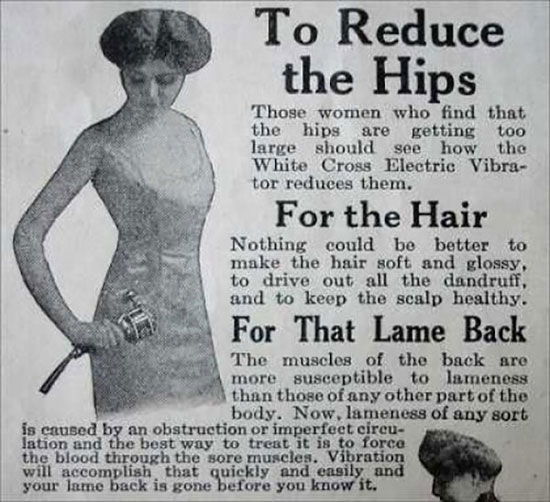 Máy rung tiêu mỡ, đánh bật gàu Những dụng cụ làm đẹp "gây điên đảo" đầu thế kỷ 20