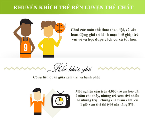 Khuyến khích trẻ rèn luyện thể chất Thế nào là ông bố bà mẹ tuyệt vời nhất