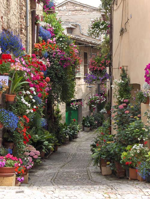 Spello, Ý 15 con đường hoa đẹp nhất thế giới