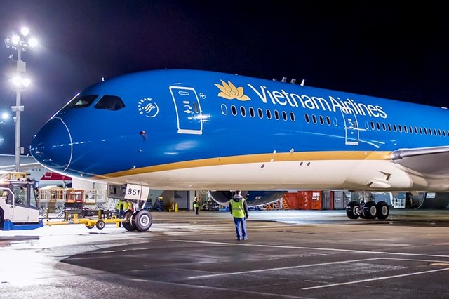 Cận cảnh Boeing 787 đầu tiên của Vietnam Airlines xuất xưởng tại Mỹ