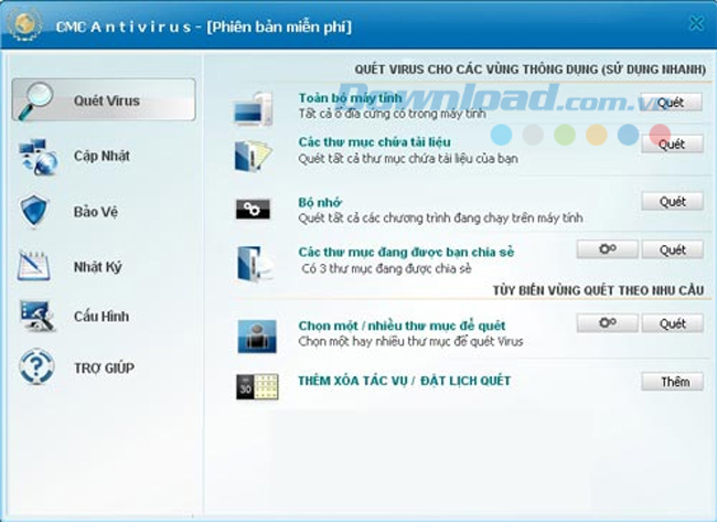 CMC antivirus Top 5 phần mềm diệt virus miễn phí tốt nhất
