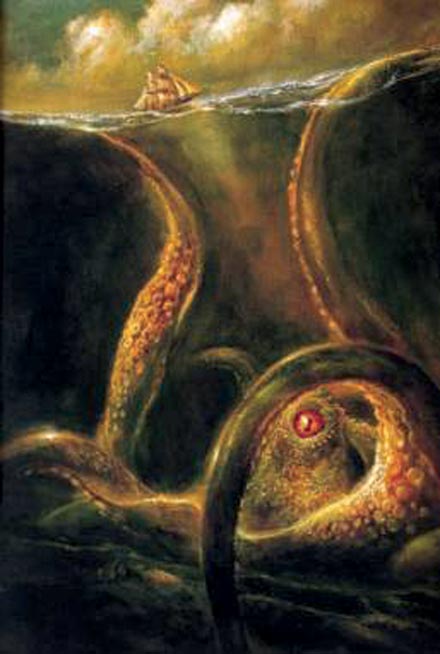 Thủy quái Kraken.