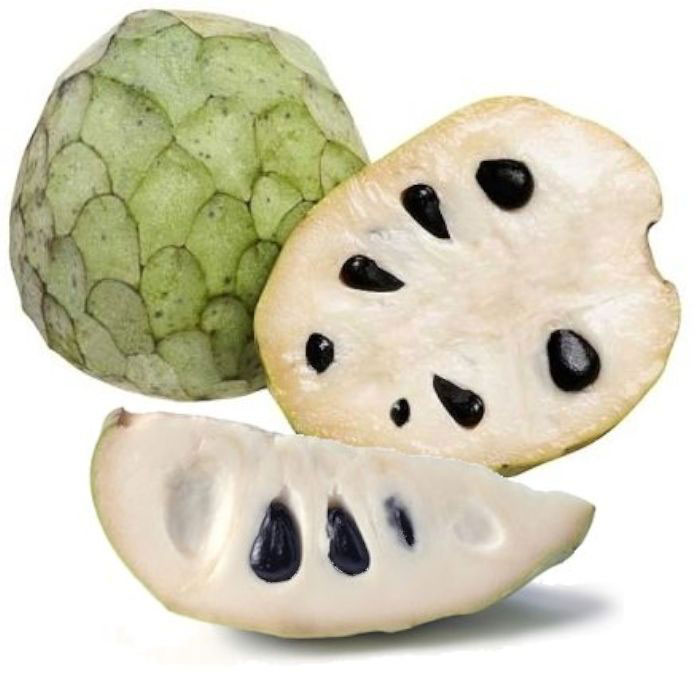 Quả cherimoya - Nhiều người gọi đây là trái kem bởi bên trong giống như kem, ăn rất ngọt và thơm. Loại quả này có độ dinh dưỡng cao. Đây được xem như 'trái cây ngon nhất dành cho nam giới', theo nhà văn Mark Twain.