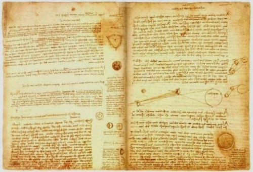 Bộ sưu tập các tài liệu khoa học có tên Codex Leicester của Da Vinci