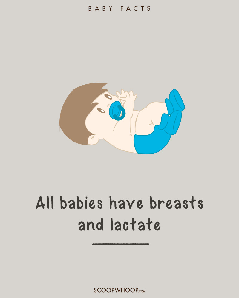 Mỗi đứa trẻ sơ sinh đều có ngực và tuyến sữa. 