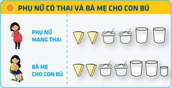 Khuyến nghị sử dụng sữa và chế phẩm sữa cho phụ nữ có thai và bà mẹ cho con bú Khuyến nghị sử dụng sữa và chế phẩm sữa cho phụ nữ có thai và bà mẹ cho con bú