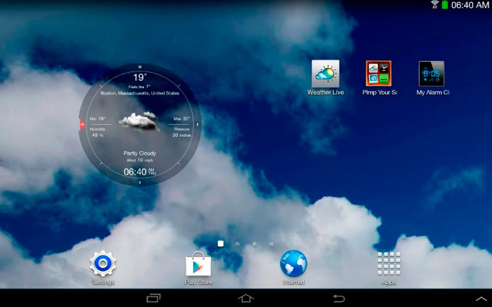 Weather Live cho Android Weather Live cho Android