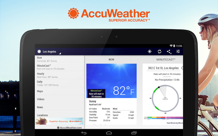 AccuWeather for Android AccuWeather for Android