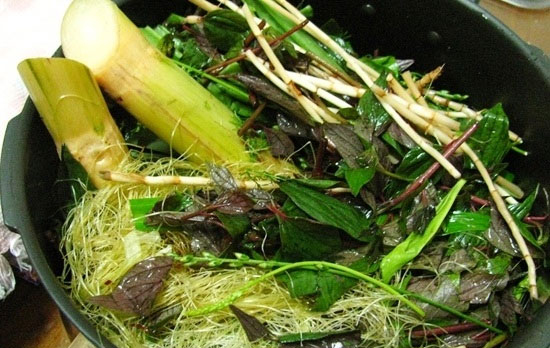 Nước mát giải nhiệt phổ biến trong dân gian.