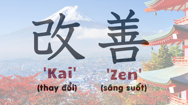 "Kai - "thay đổi", "zen" là "sáng suốt".