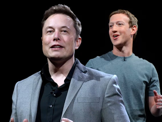 Elon Musk và Mark Zuckerberg từng lời qua tiếng lại về AI. 