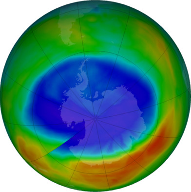 Lỗ hổng tầng ozone nhỏ nhất vừa được NASA công bố trong tháng này