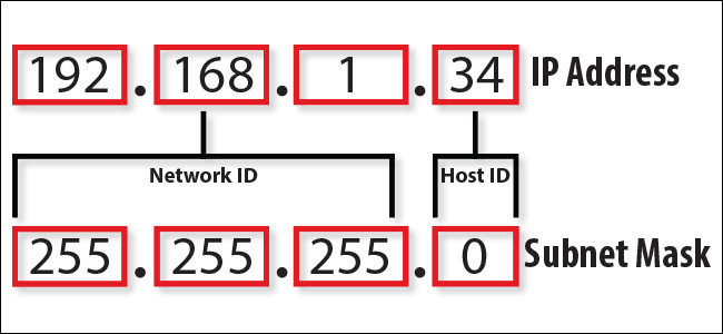 Subnet Mask quy định lớp mạng của một địa chỉ IP.