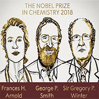 Nghiên cứu tạo ra thuốc mới giành Giải Nobel Hóa học 2018 Nghiên cứu tạo ra thuốc mới giành Giải Nobel Hóa học 2018