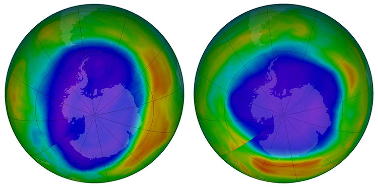 Tầng ozone được phục hồi