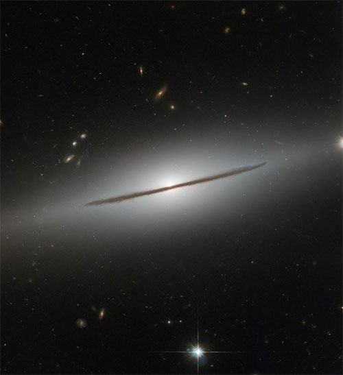 Hình ảnh thiên hà NGC 1032 chụp từ kính viễn vọng Hubble hôm 26/9.