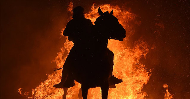 Độc đáo lễ hội thanh tẩy ngựa ở Tây Ban Nha