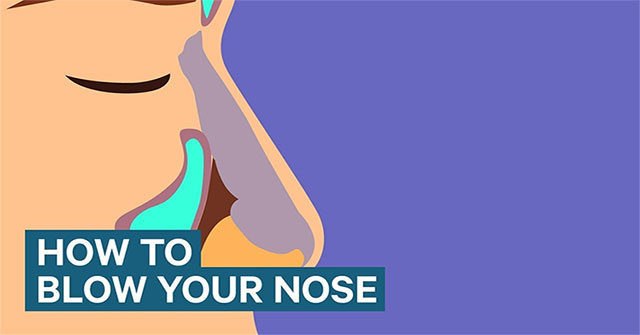Hướng dẫn xì mũi đúng cách để không gây điếc tai, viêm xoang