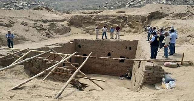 Nhiều di vật trong mộ cổ của giới quý tộc ở Peru