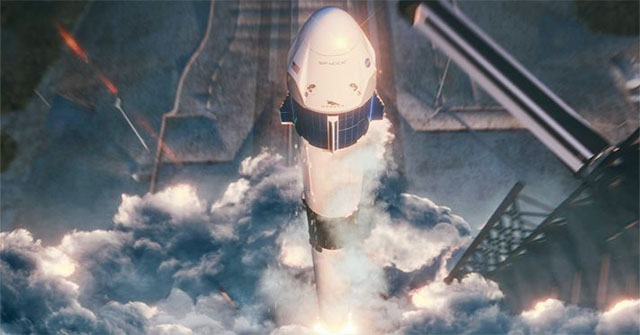 Theo dõi trực tiếp phóng tàu "Long Đội" - Con tàu đầu tiên SpaceX kết hợp với NASA