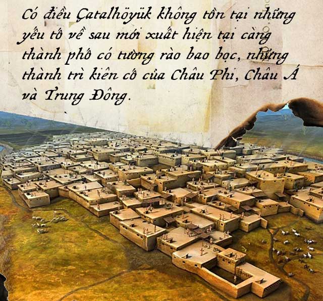 Có thể coi Çatalhöyük là một "thành phố" của Thời kỳ Đồ đá mới