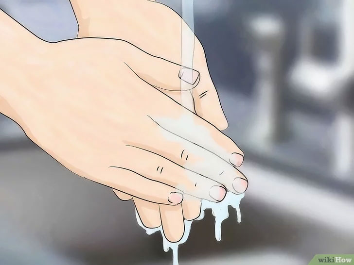 Rửa tay đúng cách trước khi ăn