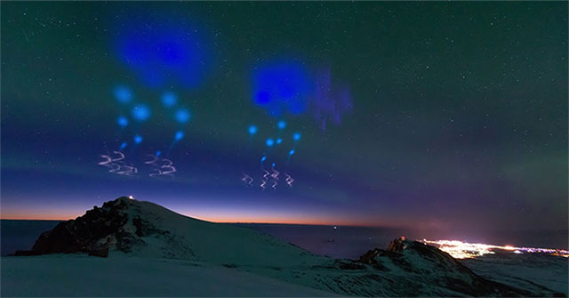 Vệt sáng khiến dân Na Uy ngỡ phi thuyền ngoài hành tinh
