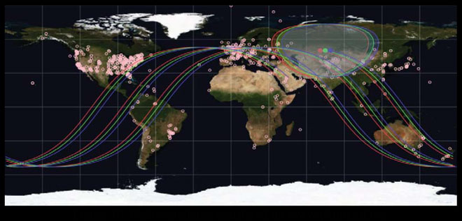 Các trạm radio không chuyên đăng ký nhận tín hiệu PhoneSat trên trang www.phonesat.org.