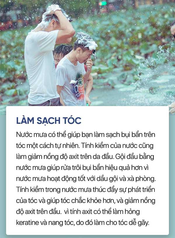 Làm sạch tóc