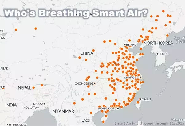 Tới thời điểm này, tôi đã chuyển được thiết bị lọc không khí giả rẻ tới 40.000 người trên khắp Trung Quốc