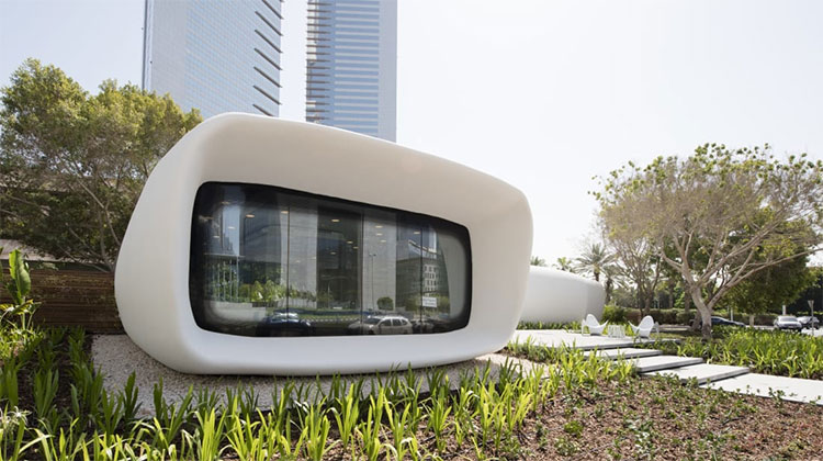 Văn phòng in 3D đầu tiên ở Dubai.