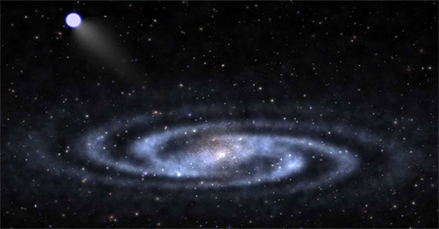 Ngôi sao bay hơn 1.000km/giây sau khi "trốn" khỏi siêu hố đen