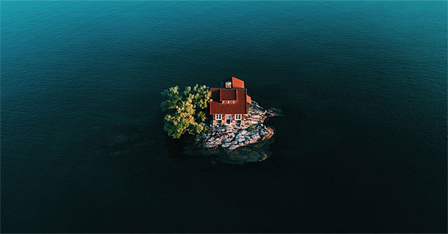 Hòn đảo nhỏ nhất thế giới có người sống