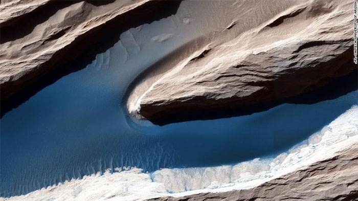 Các hình thái địa lý của sao Hỏa được tạo nên và chịu sự tác động mạnh mẽ của gió.