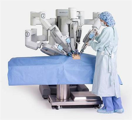  Hệ thống phẫu thuật Intuitive Surgical Incorporated's da Vinci.