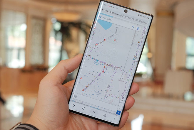 Bản đồ Vmap hiện hoạt động trên nền web, sắp có phiên bản ứng dụng cho smartphone.