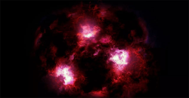 Thiên hà khổng lồ cách Trái đất 12,5 tỷ năm ánh sáng
