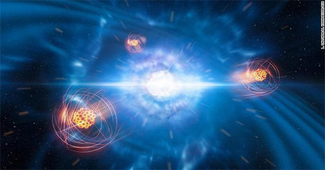 Phát hiện mới: Va chạm sao neutron tạo ra nguyên tố nặng strontium