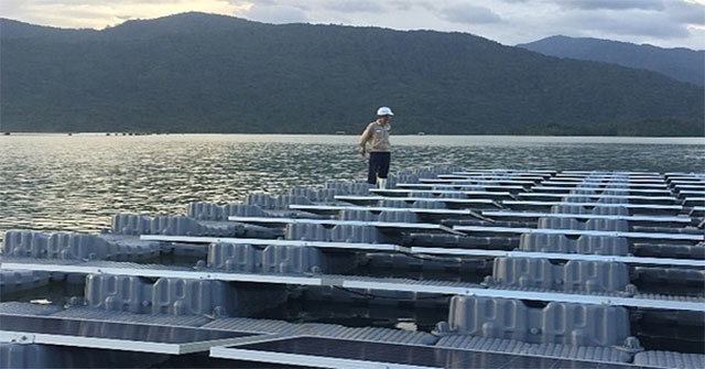 Dự án điện mặt trời Đa Mi sử dụng phao nổi "Made in Vietnam"