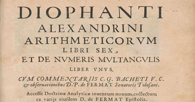 Ẩn số trên mộ nhà toán học Diophantus