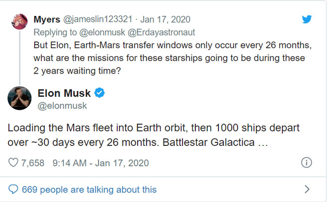 Thông báo trên twitter của Elon Musk