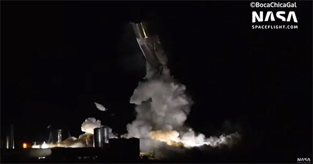 Nguyên mẫu tàu Starship nổ tung trong thử nghiệm